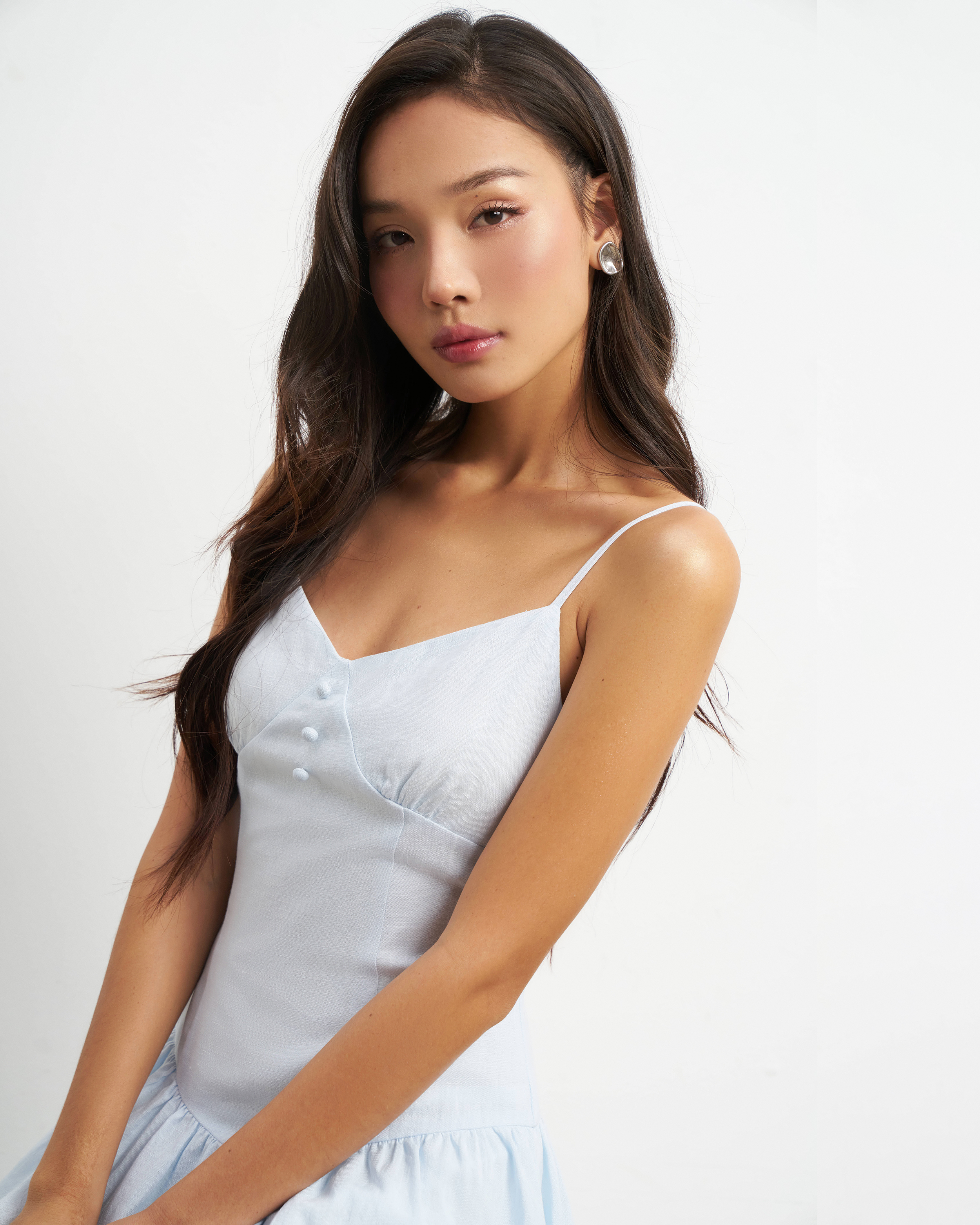 Maisie Mini Dress in Blue