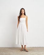 Isla Maxi Dress in White