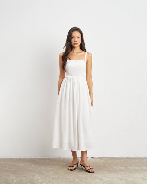 Isla Maxi Dress in White