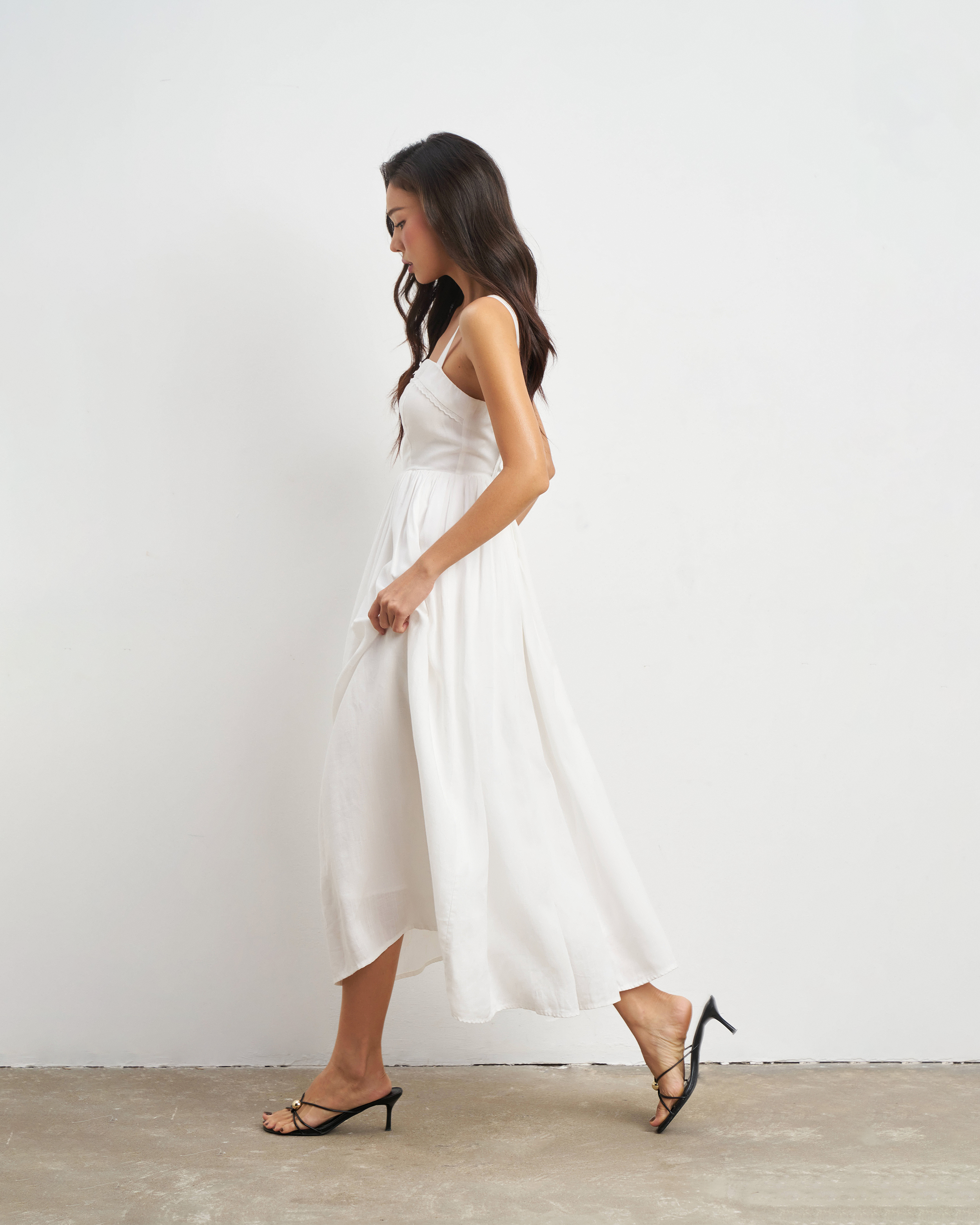 Isla Maxi Dress in White