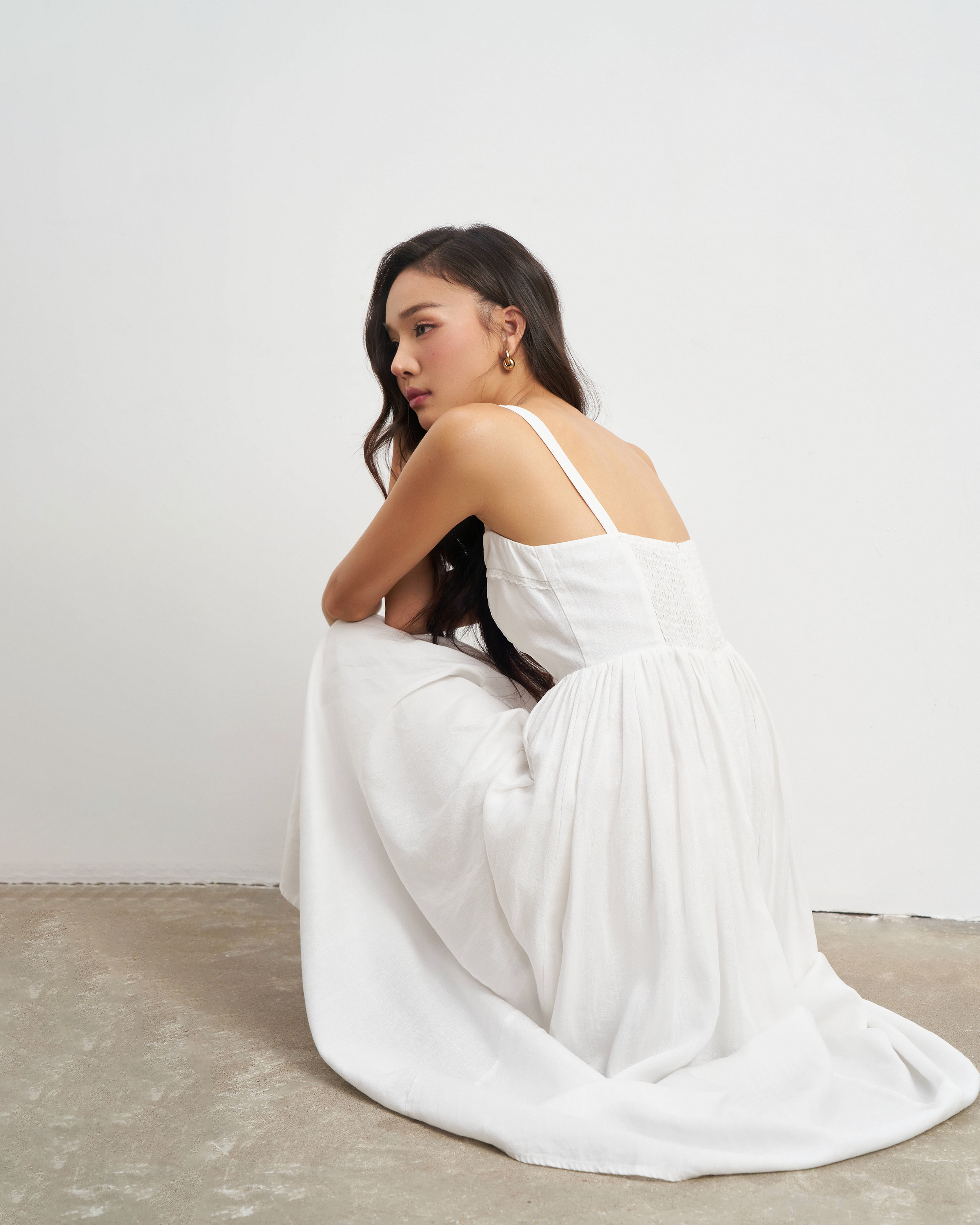 Isla Maxi Dress in White